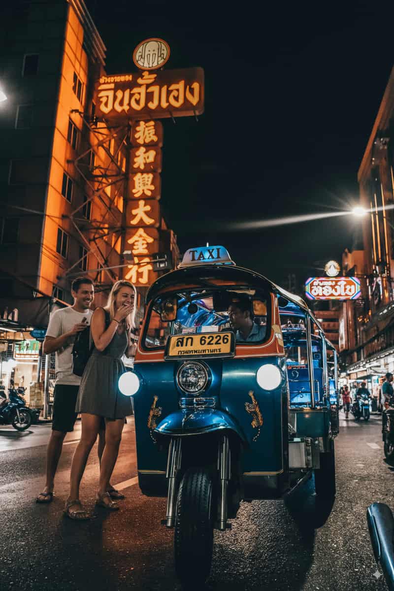Bangkok tuktuk in China Town