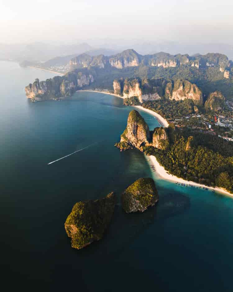 file: railay beach in krabi thailand